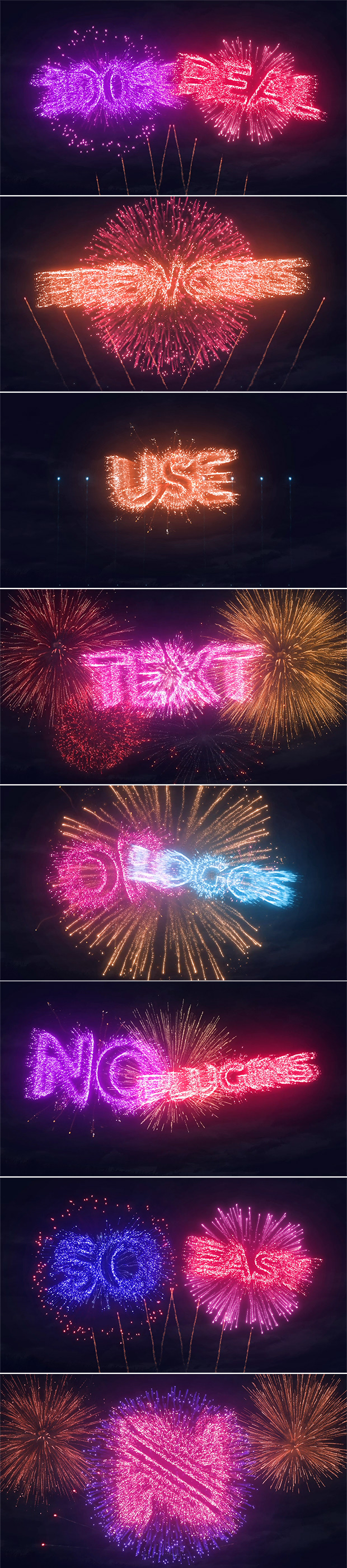 Text & Logo Fireworks - 8