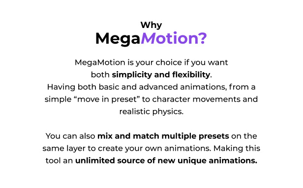 MegaMotion | Animation Motion Presets - 1