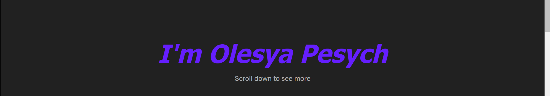 Bannière de profil de Олеся Пёсыч