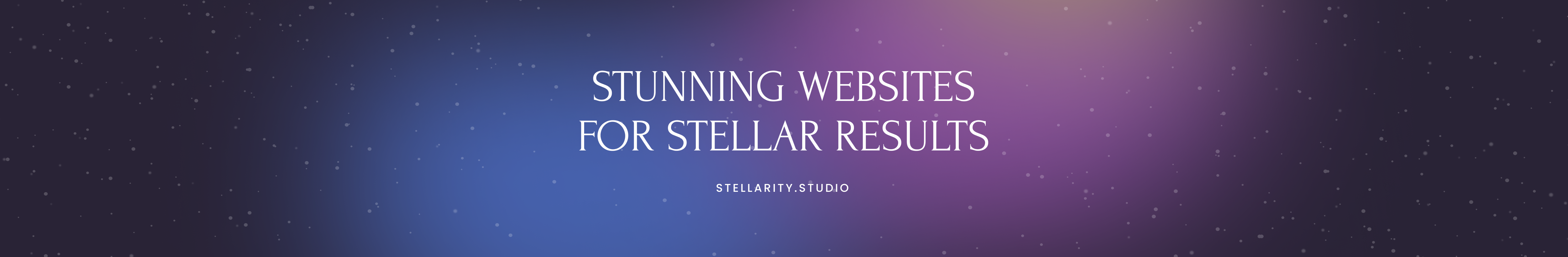 Stellarity Studio's profile banner
