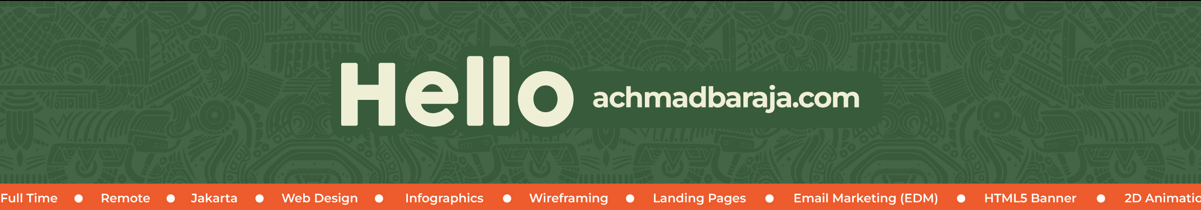 Achmad Baraja's profile banner