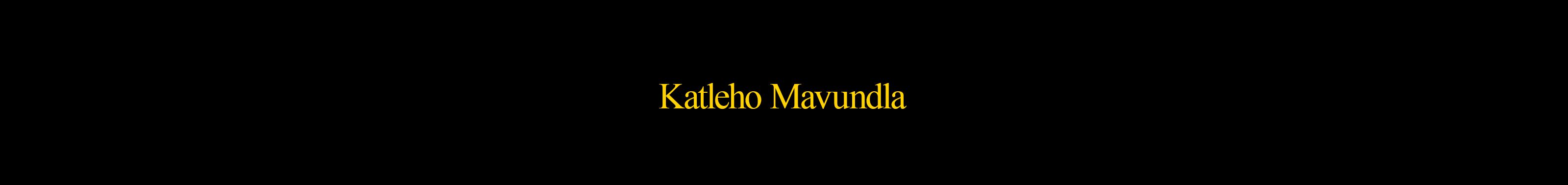 Katleho Mavundla's profile banner