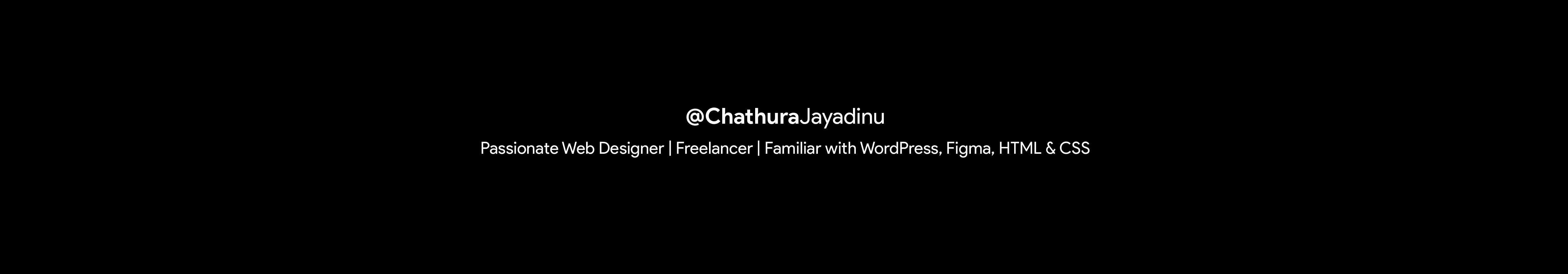 Chathura Jayadinu's profile banner