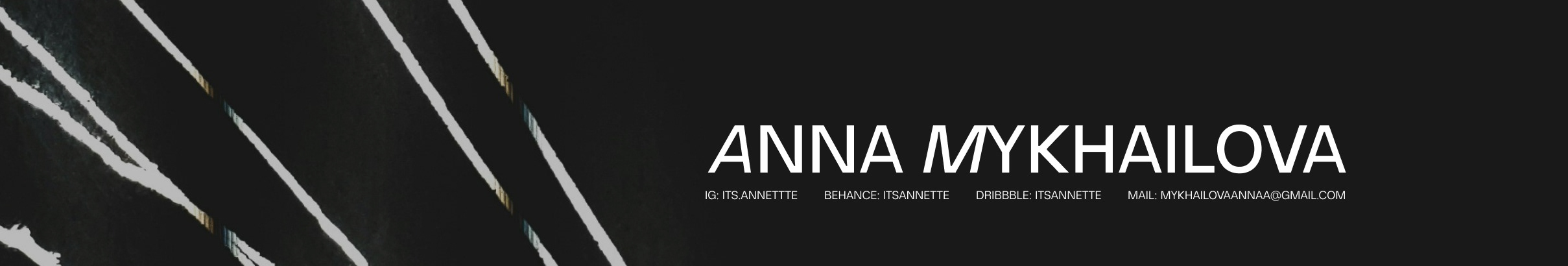 Banner del profilo di Anna Mykhailova