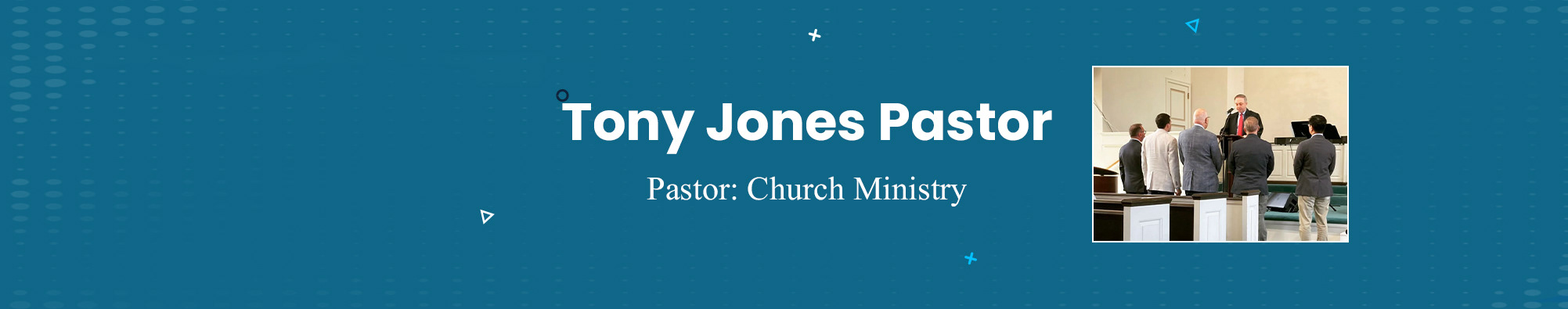 Tony Jones Pastor's profile banner