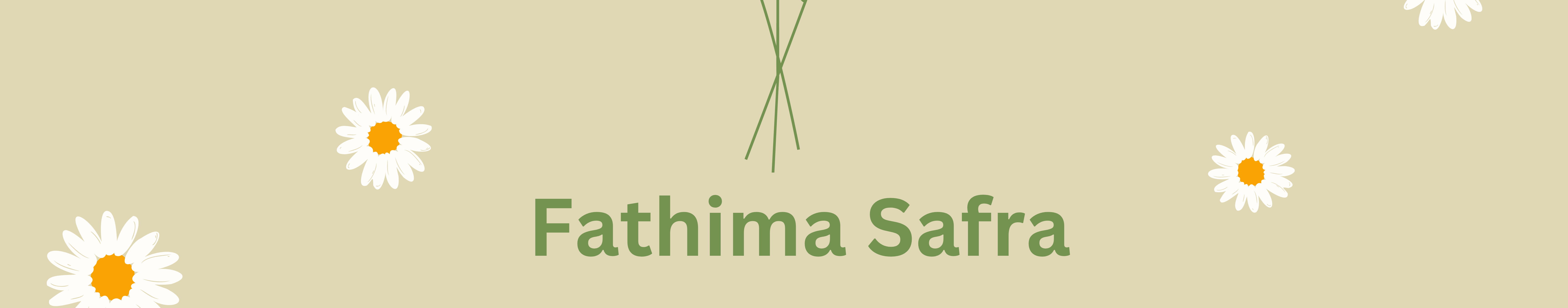 Fathima Safra's profile banner