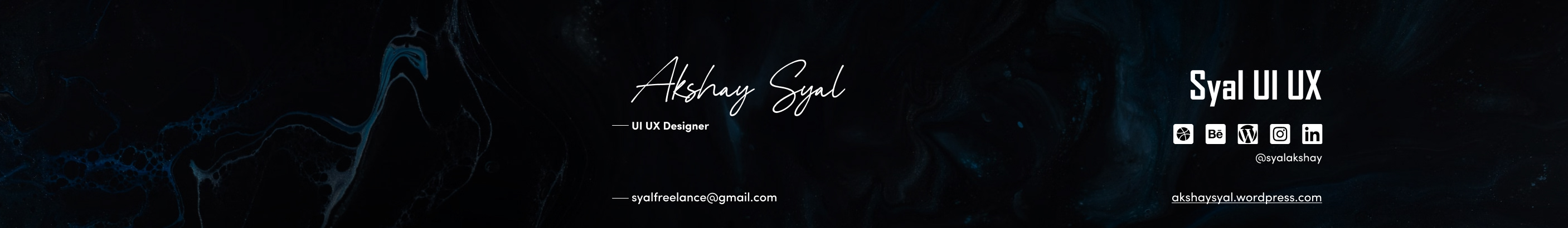 Akshay Syal's profile banner