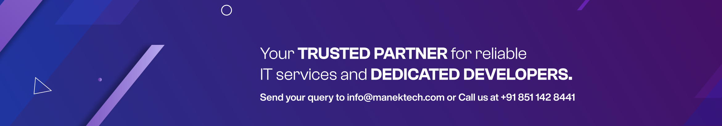 ManekTech Design's profile banner