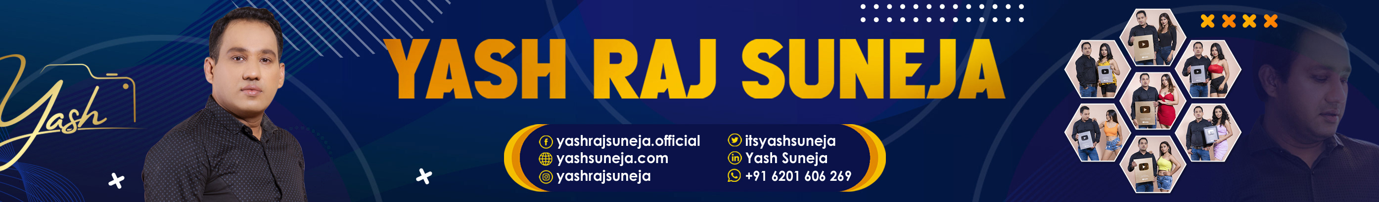 Yash Suneja's profile banner