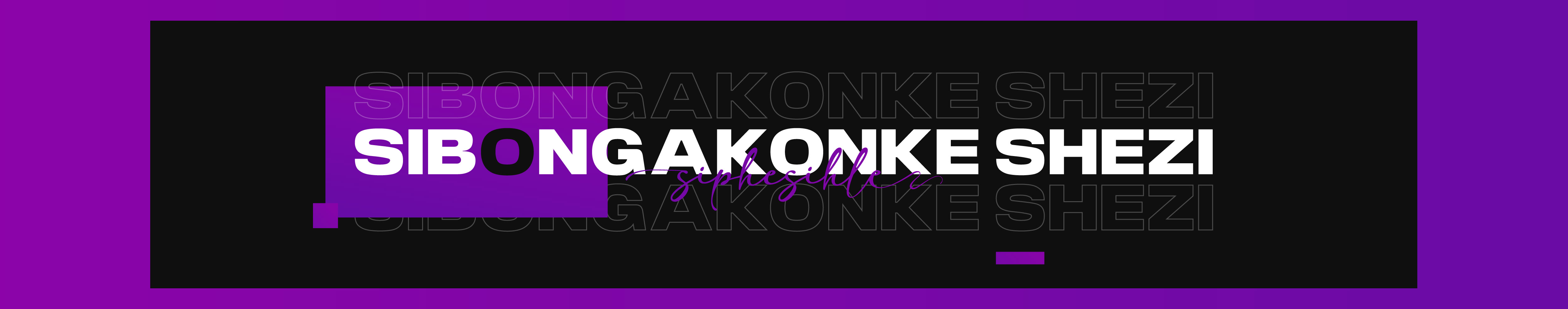 Sibongakonke Shezi's profile banner