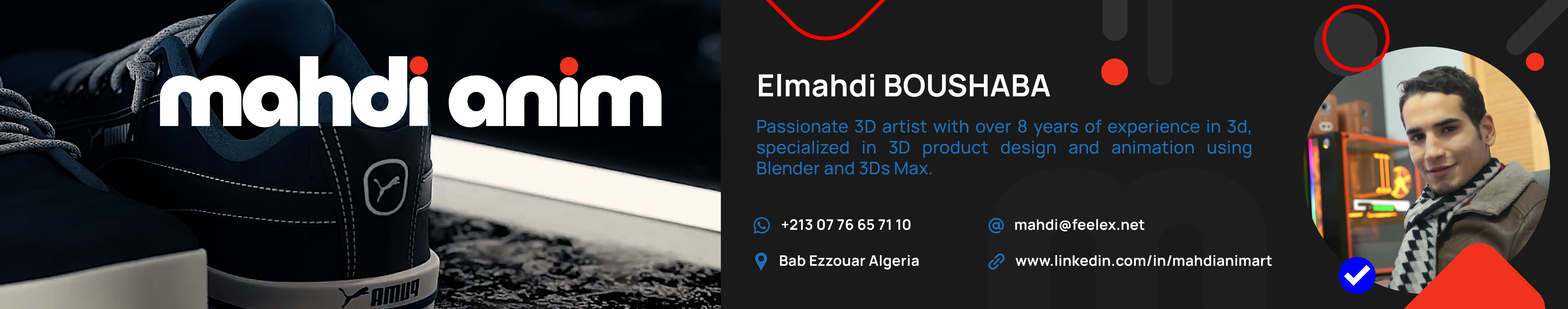 Banner profilu uživatele Mahdi BOUSHABA