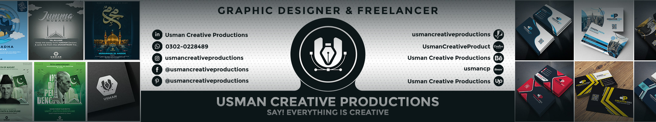 Bannière de profil de Usman Creative Productions