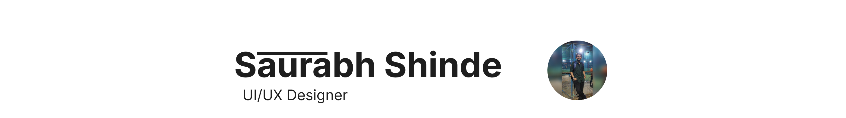 Saurabh Shinde's profile banner