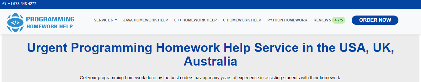 Programming Homework Help's profile banner