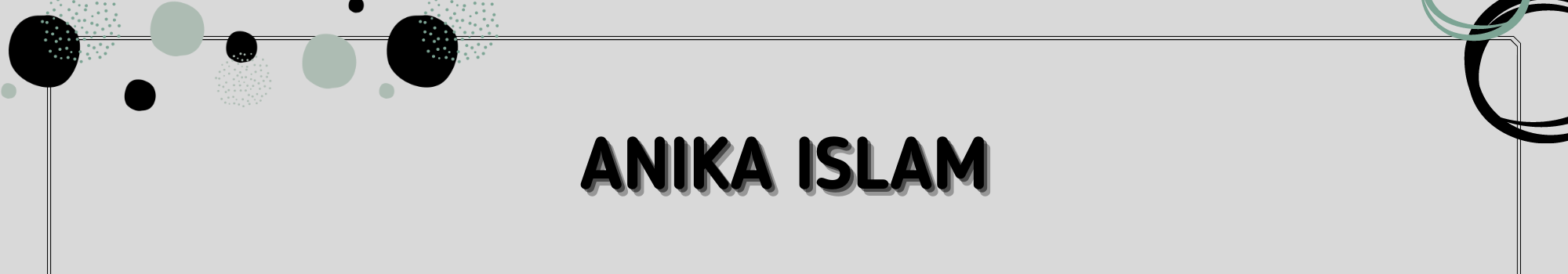 Anika Islam's profile banner
