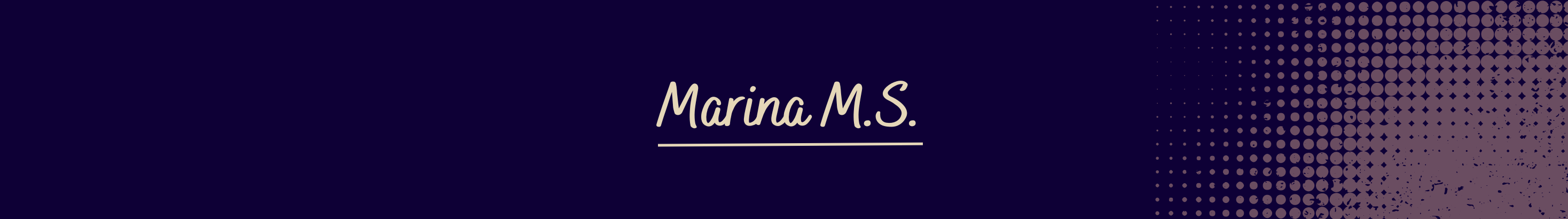Marina MdS's profile banner