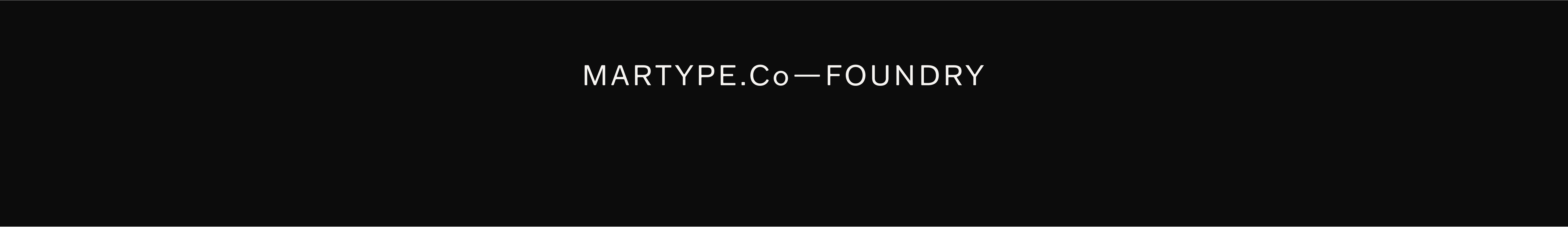 Profil-Banner von MartypeCo Foundry