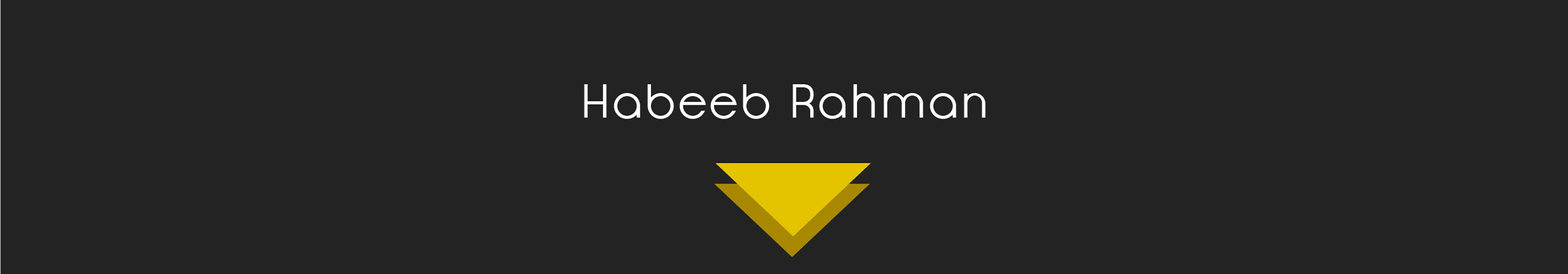 Habeeb Rahman's profile banner