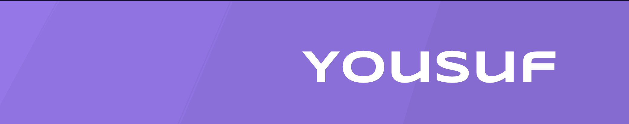 Banner de perfil de Yousuf Builds