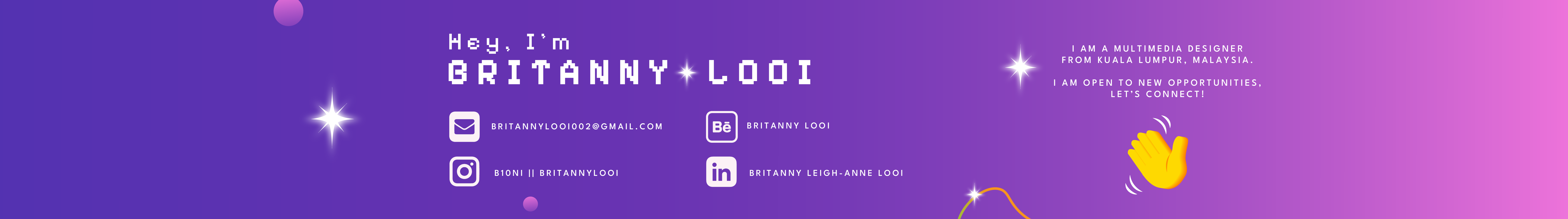Banner profilu uživatele Britanny Leigh-Anne