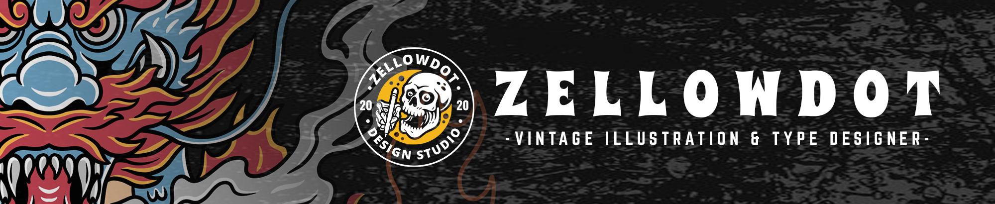 zellowdot artwork's profile banner