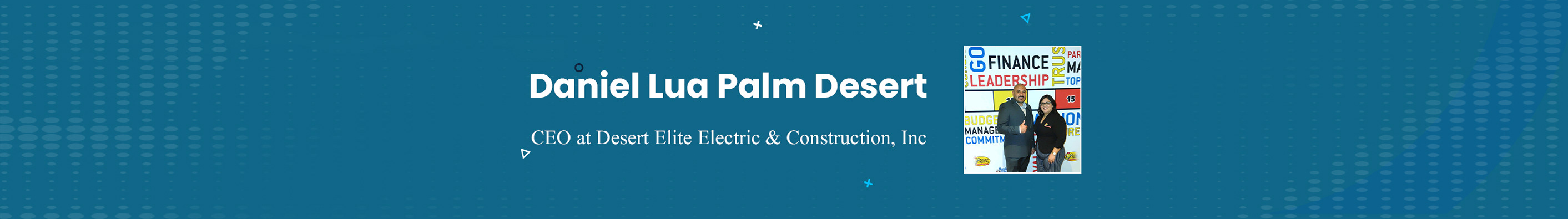 Banner del profilo di Daniel Lua Palm Desert