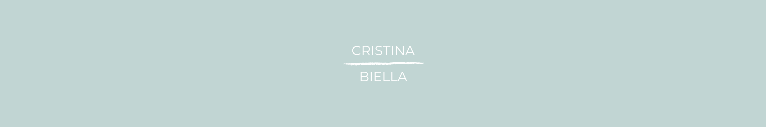 Banner de perfil de Cristina Biella
