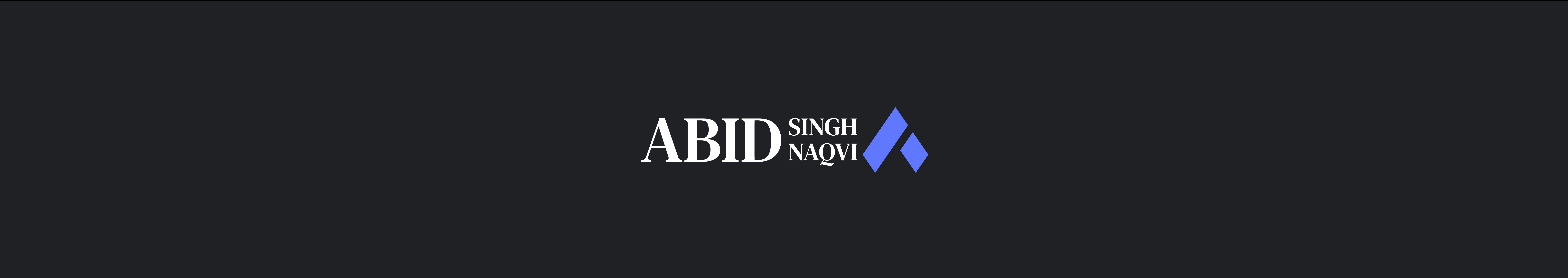 Abid Naqvi's profile banner