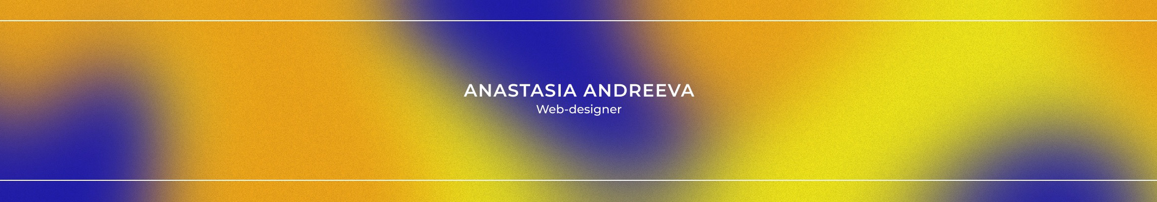 Banner del profilo di Anastasia Andreeva