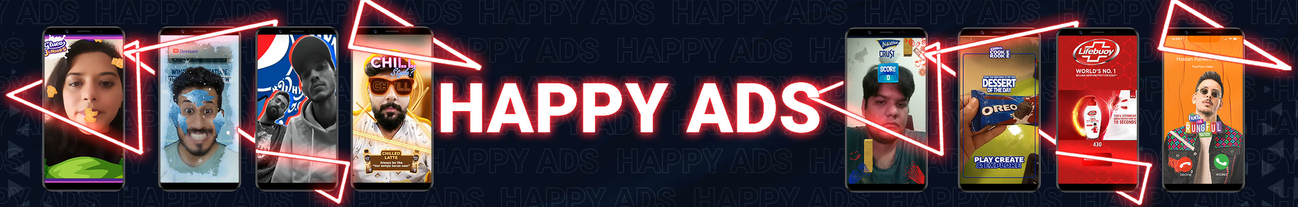 Happy Ads のプロファイルバナー