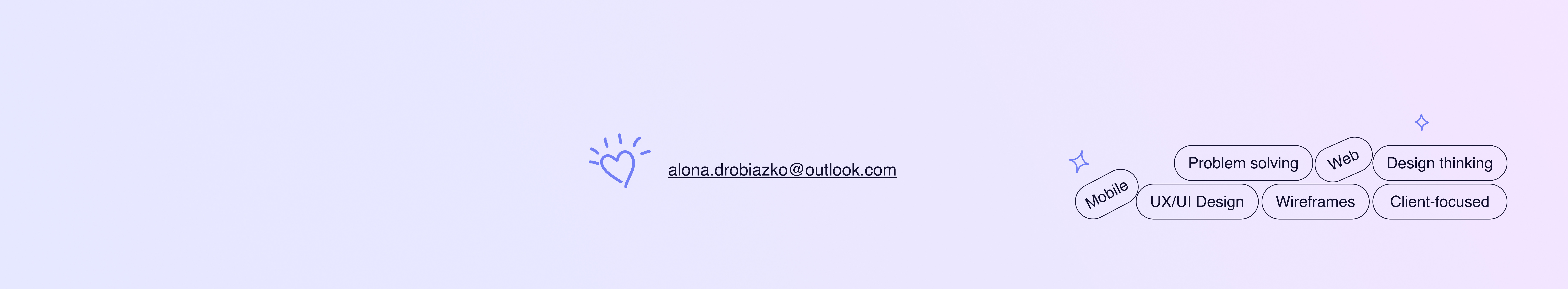 Alona Drobiazko's profile banner