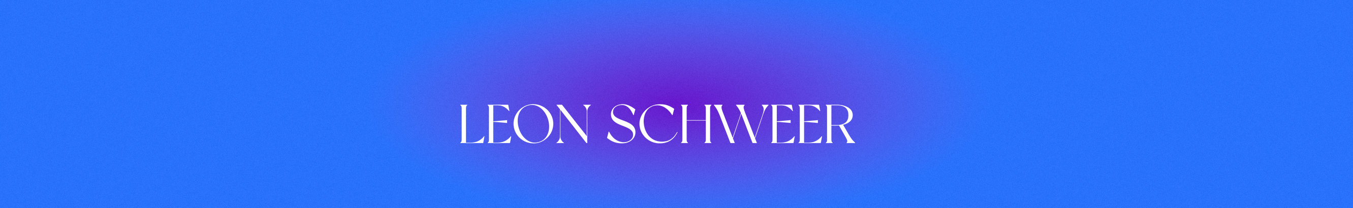 Leon Schweer's profile banner