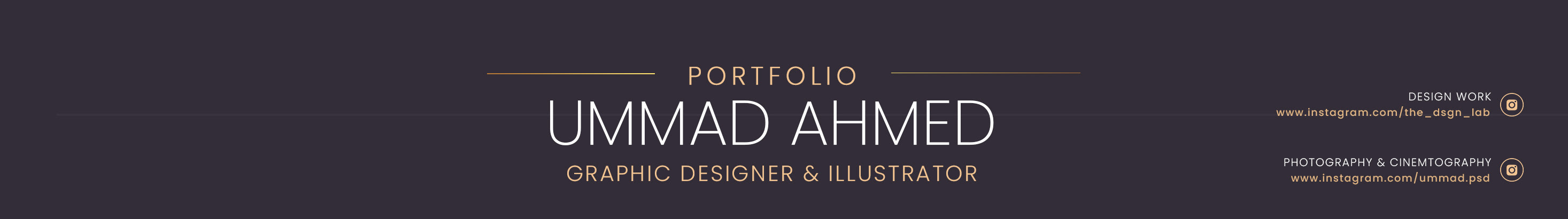 Ummad Ahmed's profile banner