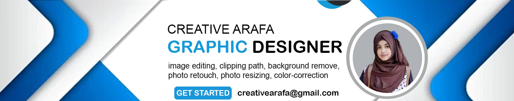 Banner de perfil de creative arafa