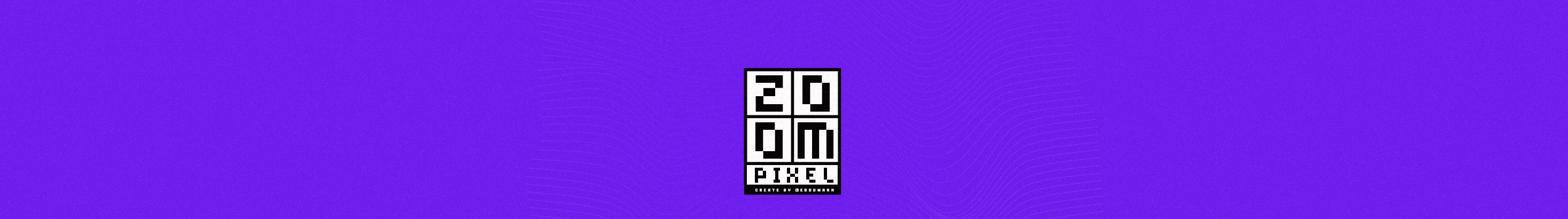 Banner de perfil de Zoom Pixel