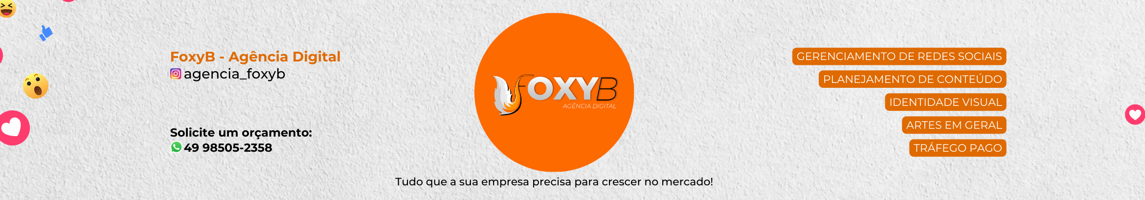 FoxyB Agência Digitals profilbanner