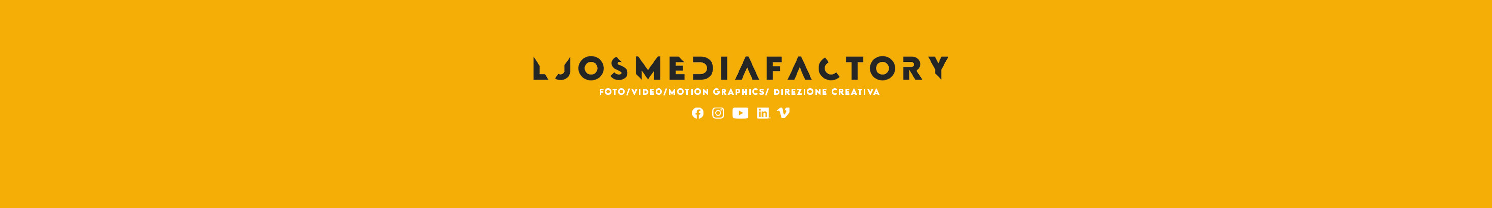 Banner del profilo di Ljos Media Factory