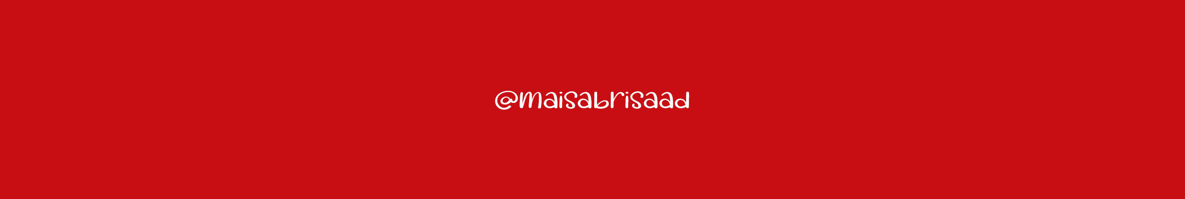 Bannière de profil de Mai Sabri