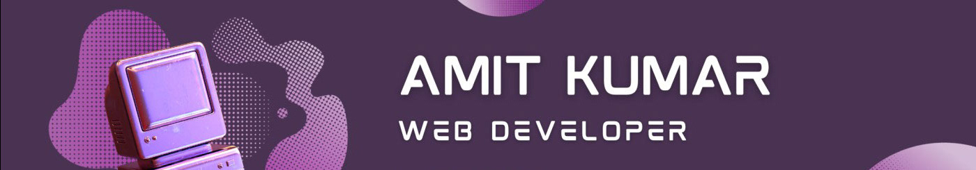Banner de perfil de Amit Kr