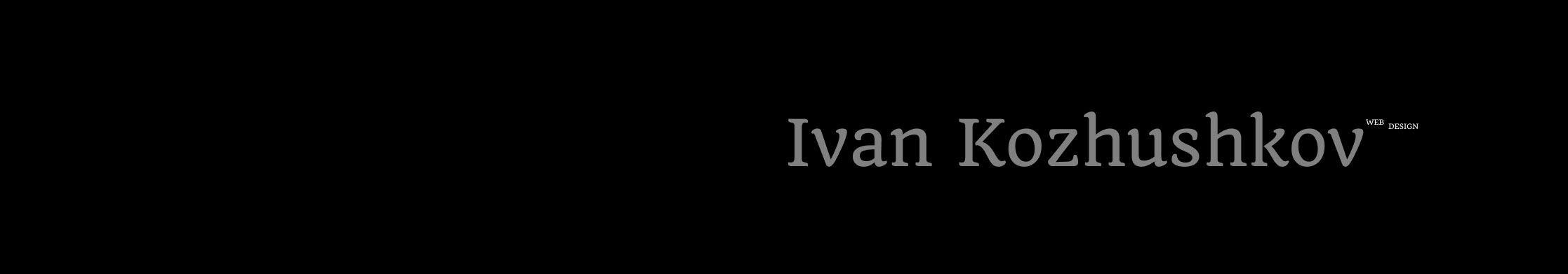 Ivan Kozhushkov's profile banner