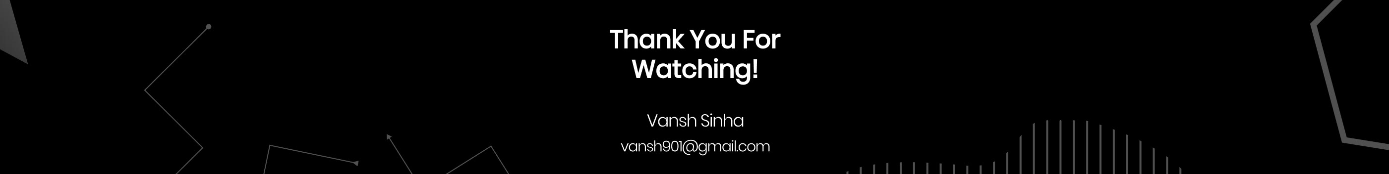 Баннер профиля Vansh Sinha
