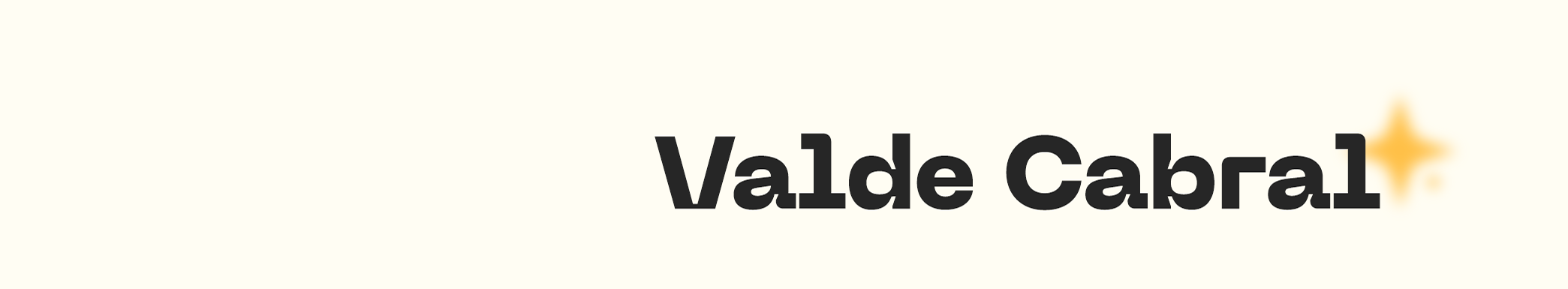Valde Cabral's profile banner