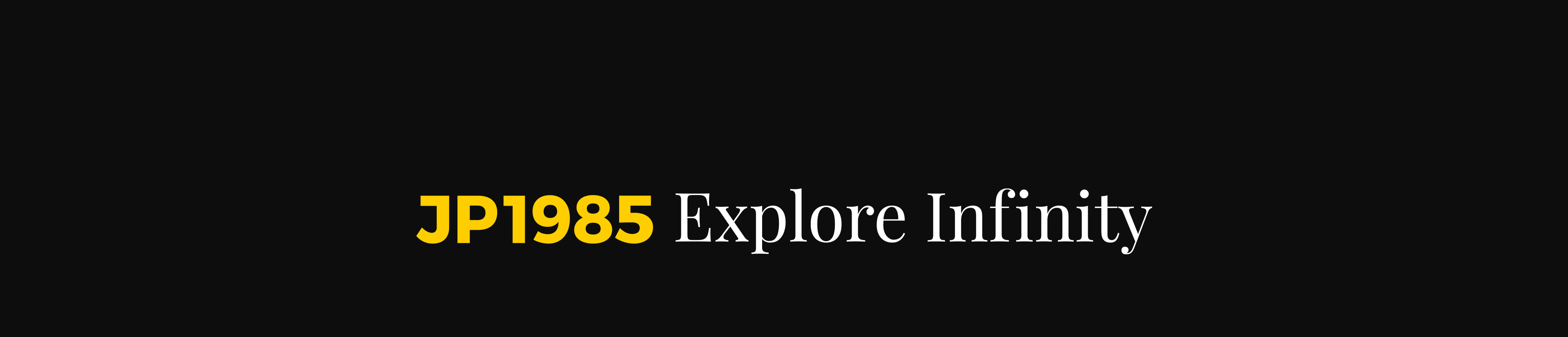 JP1985 ™ Explore Infinity's profile banner