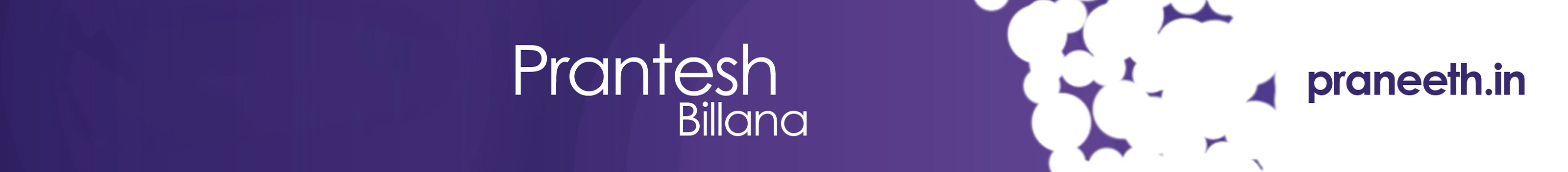 Prantesh Billana's profile banner