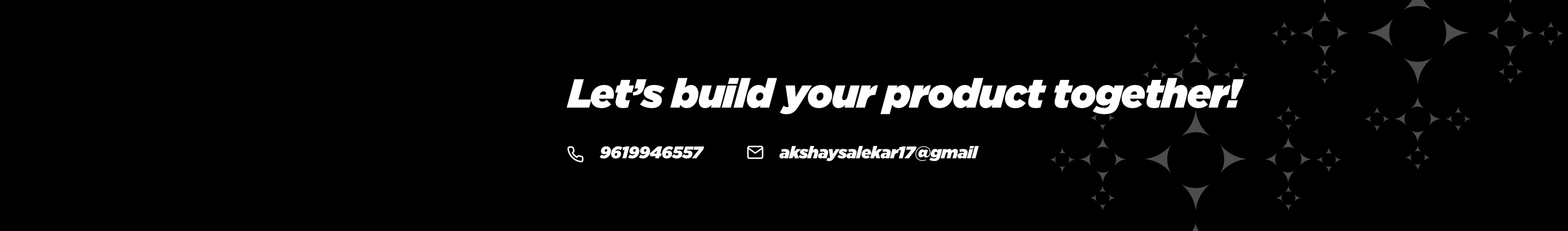 Akshay Salekar's profile banner