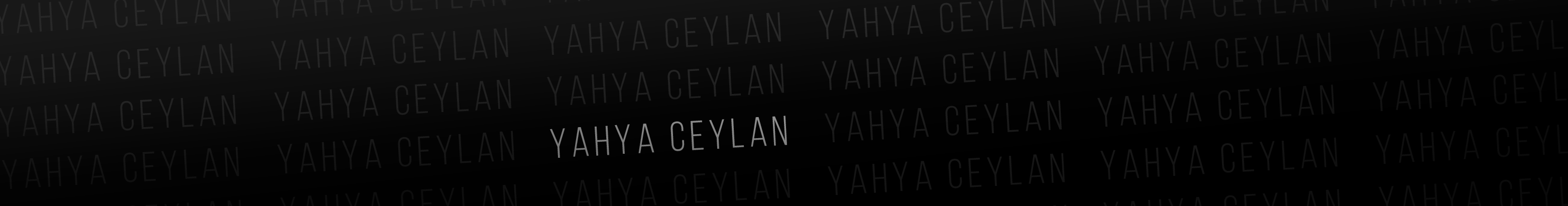 Banner de perfil de Yahya Ceylan