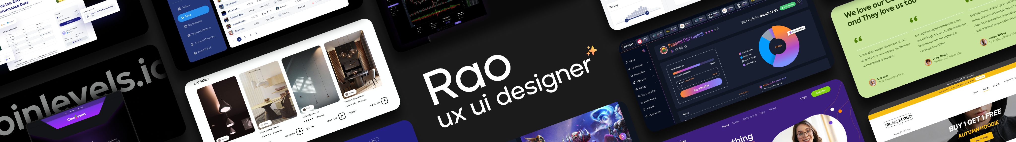 Bannière de profil de UX UI Designer - RAO