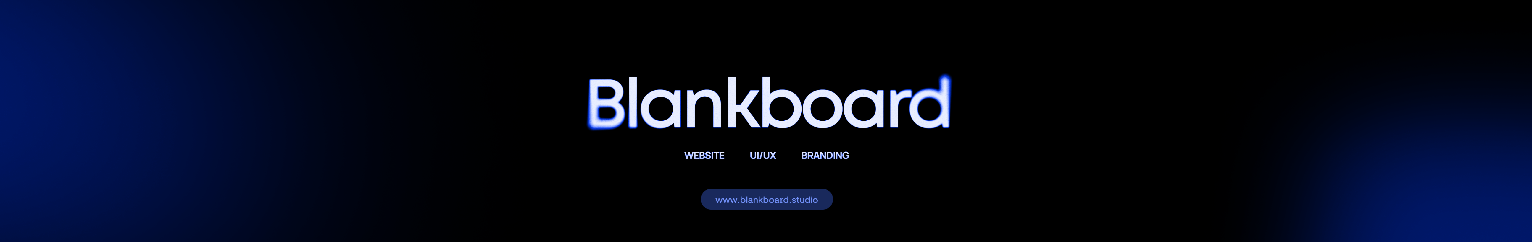 Blankboard Studio's profile banner