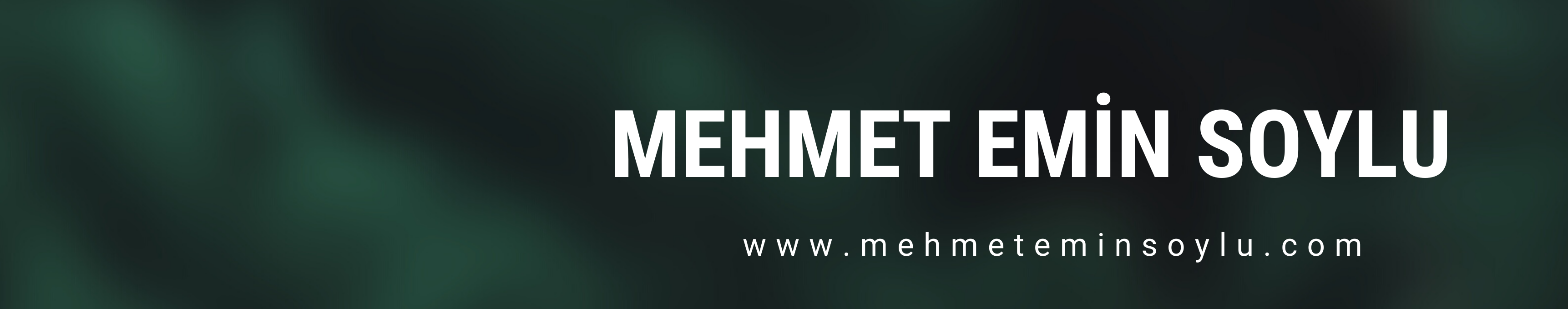 Mehmet Emin Soylu's profile banner