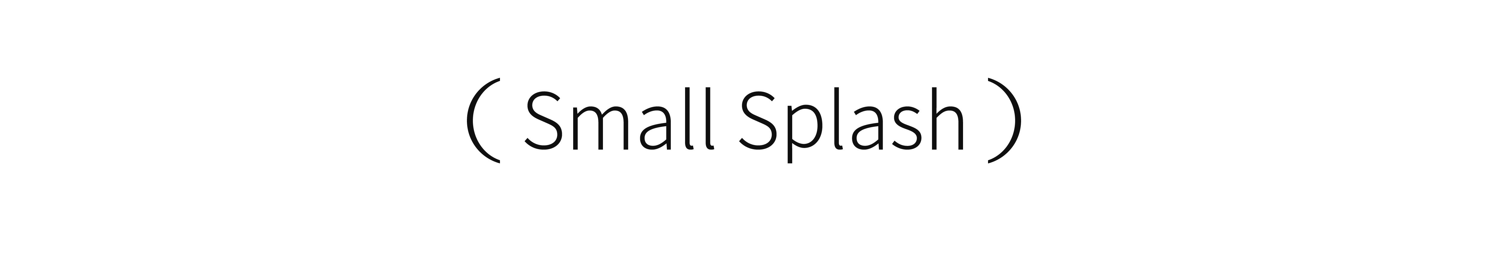 Small Splash's profile banner